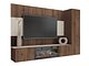 Комплет за дневен престој Comfivo Salix IX (Орев + Светла Travertine)